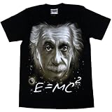 アインシュタイン E=mc2 Tシャツ ブラック E=MC2