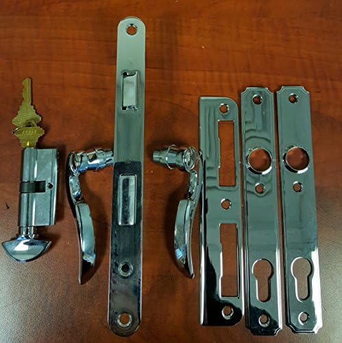 Atrium Mortise Lock Set Chrome Finish