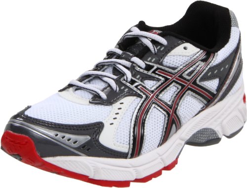 ASICS Kids’ GEL-1160 GS Running Shoe,White/Black/Red,2 W US Little Kid
