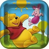 Pooh and Friends Square Dessert Plates (8 count) Child