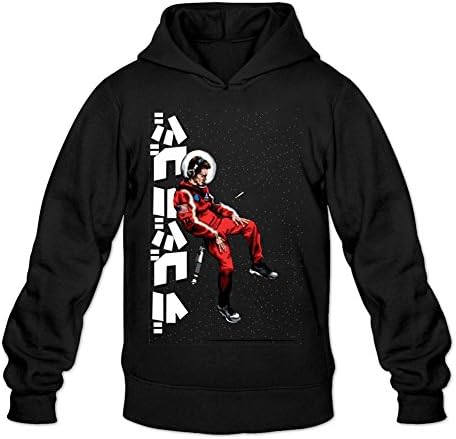 ESORRW Custom Logic Quotes Men's Hoodie Black L