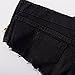 VIGVOG Women Black Wash Denim Shorts Lace Up Hot Sexy Clubwear