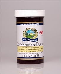 Nature's Sunshine Cranberry & Buchu Conc Herbal Combination Supplement Urinary System Support 100 Capsules