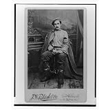 Historic Print (L): [Full-length portrait of a man in convict clothing and leg irons,... by Library Images