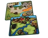 Neat-Oh! Real Relics Dino-Land 2-Sided Large Playmat with 4 Museum Quality Animals
