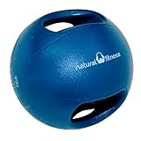 51ui83qA3gL. SL160  Natural Fitness 9Pound DualGrip Medicine Ball Ocean