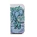 iPhone 5C Case, Speedtek Elephant Pattern Premium PU Leather Wallet Flip Protective Skin Case with Magnetic Closure for Apple iPhone 5C (2013) (Built-in Credit Card/ID Card Slot)