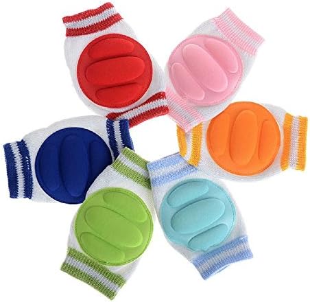 Pack of 6 pairs New Baby Crawling Knee Pad Toddler Elbow Pads 80406