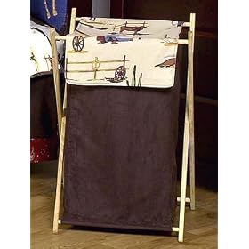 Baby and Kids Wild West Cowboy Western Horse Clothes Laundry Hamper by JoJo Designs