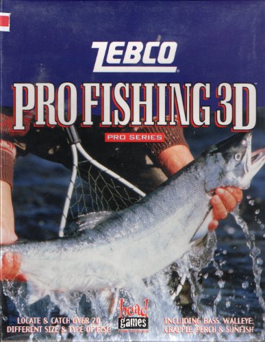 Zebco Pro Fishing Pro Series (PC-CD) Locate & Catch over 20 different sizes & types of fish including Bass, Walleye, Crappie, Perch & Sunfish.