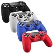 2 Pack Silicone case for PS4 by Slick-Blue