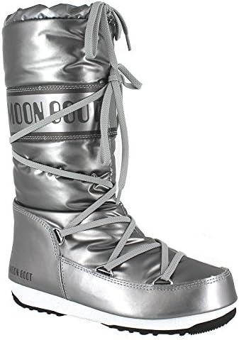 TECTICA MOON BOOT W.E. SOFT MET SILVER WOMENS WINTER BOOTS Size 6M