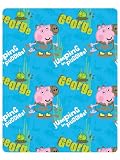Produkt-Bild: Original Peppa the Pig George the Pirate Kinder-Fleece-Decke Fleecedecke 120x150 cm Kuscheldecke NEU 2012 Rotary