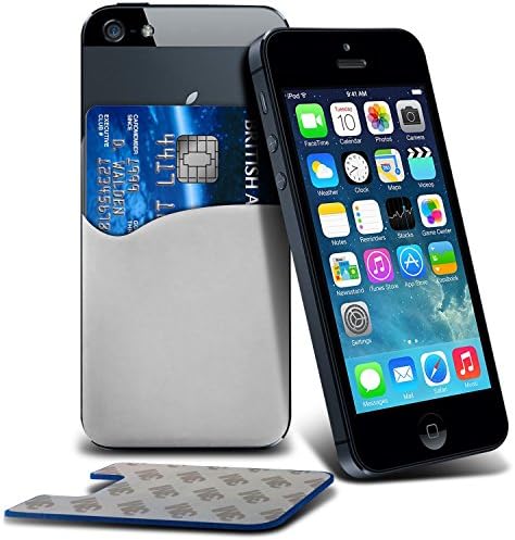 ( White ) Acer Liquid E700 Protective Stylish Fitted 3M Silicone Adhesive Smart Credit / Debit Card Pouch by ONX3