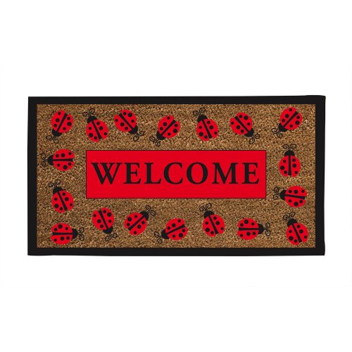 Lady Bug Welcome Mat