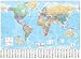 World Wall Laminated Map: Political, Atlantic Centred (Wall Map)