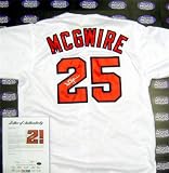 Mark McGwire Autographed/Hand Signed MLB Baseball Jersey (St. Louis Cardinals) JSA