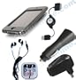 Cuffu iPod Touch Excellent Quality Smoke Crystal Case + Black 3in1 Universal Charger (Home Charger + Car Charger + USB Cable) + Premium iPod Earphone Headset , Specially designed for iPod Touch 1G / 1st Generation with our LOWEST Shipping $2.98