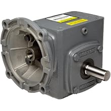 Boston Gear F71830KB5J Right Angle Gearbox, NEMA 56C Flange Input, Left Output, 30:1 Ratio, 1.75" Center Distance, .65 HP and 573 in-lbs Output Torque at 1750 RPM