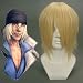 32CM Length Short Short KINGDOM HEARTS-SNOW Light Golden Heat Resistant Fiber Anime Cosplay wig COS-