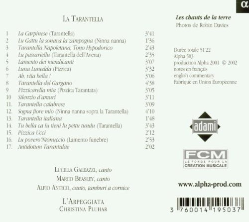Cover image : La Tarantella: Antidotum Tarantulae