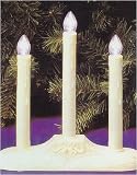 3-Light Candolier Christmas Candle Lamp