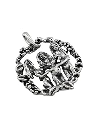 Sterling Silver Maiden, Mother, Crone Pendant Pagan Wiccan