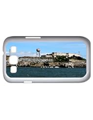 Wireless: Alcatraz Island (tourist attraction) (Ancient Series) Watercolor style - Case Cover For Samsung Galaxy S3 i9300 (White) - RABBIT DANCE DESIGN