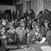 Tuskegee Airmen Attend a Briefing in Ramitelli, Italy, March 1945 Photographic Poster Print