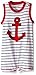 Hatley Baby Boys' Retro Nautical - Anchor Old Timey Romper