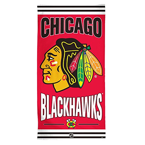 NHL Chicago Blackhawks Fiber Beach Towel, 30 x 60