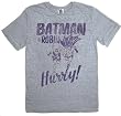 Junk Food Batman and Robin Hurry Gray T-shirt Tee