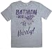 Junk Food Batman and Robin Hurry Gray T-shirt Tee