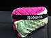 Nonods Car Seat Head Support/headband Green/pink