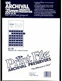 Print-File Negative Pages 35mm 7-STRIP/6-FRAME 100 35-7A With Carboard Header