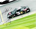 2X AUTOGRAPHED 2014 Austin Dillon & Richard Childress #3 DOW Racing Team (Daytona Test Car) Rookie Signed 8X10 NASCAR Glossy Photo with COA