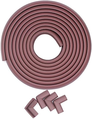 Corner Guards Children's Corner Furniture 16.5ft Edges and 4 Corners (Brown)