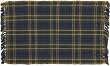 100% Cotton Flat Weave Rug Plaid 2 X 3