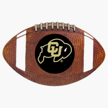 Buy Colorado Buffaloes Football Shaped Belt Buckle by Bergamot