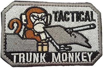 OYFF "Tactical Trunk Monkey" Velcro Patch - Grey
