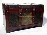 Kitchen: Medium picture for 25.5 in w x 14 in d x 15.75 in ht, Wood Brass Trunk Table