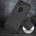 iPhone 7 Case, LK [Gladiator Series] Shock Absorption Hybrid Armor Defender Protective Case Cover for Apple iPhone 7 (JET Black)