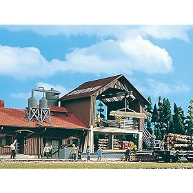 Geb�ude S�gewerk (ohne Motor), Model Car, Kit, Vollmer 1:87