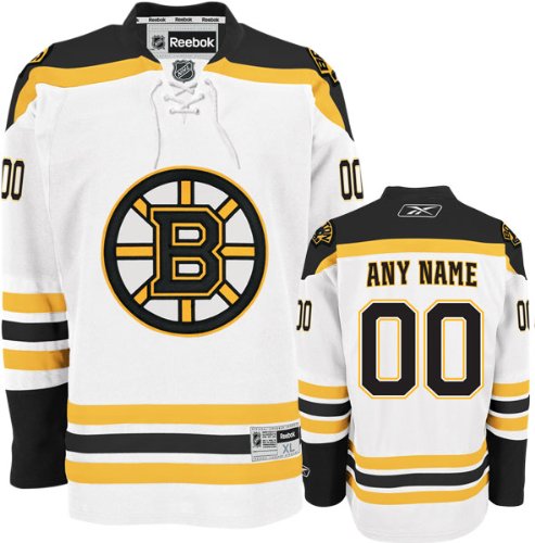 Boston Bruins White Premier Jersey: Customizable NHL Jersey