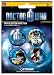 Doctor Who - Merchandise - 4 Piece Button / Pin Set (Matt Smith) (1.5