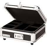 Vaultz Locking Cash Box, 9.875 x 4.875 x 8.5 Inches, Black (VZ01002)