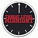 Threat Level Midnight Clock Embroidered Iron on Patch