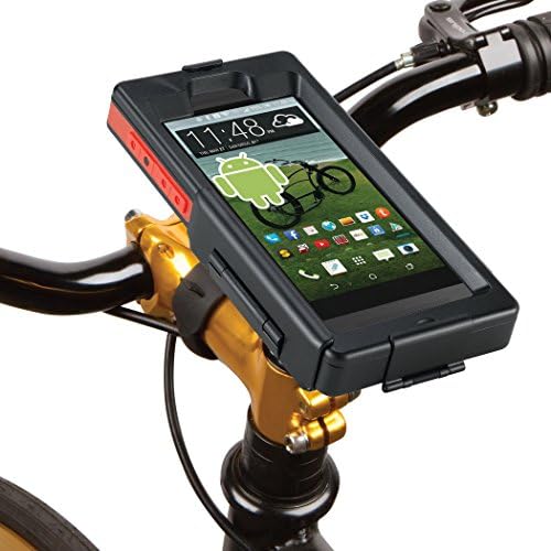 Tigra® BikeConsole SMART 4 Waterproof Shock-Protected Universal Smartphone Hard Case Bike Mount Holder, Screens 4.3"-5.2" - Blackberry, HTC One, Google Nexus, LG, Lumia, Moto X, Galaxy & more