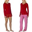 Xhilaration® Flannel 3-pc. Pajama Set - Red Plaid L