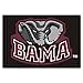 FANMATS 3761 NCAA -Alabama Crimson Tide Starter Mat Accent Rug - 19in. x 30in. | Sports Fan Home Decor Rug and Tailgating Mat - Elephant Logo, Black